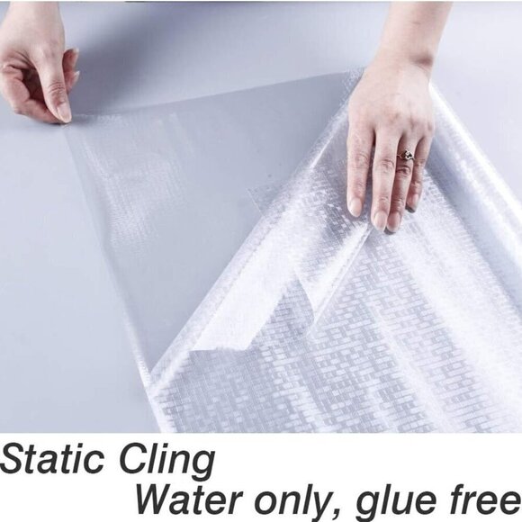 Window Film Privacy Protection Sticker Static Cling Easy Remove 17.7" x 78.7" - Picture 6 of 6